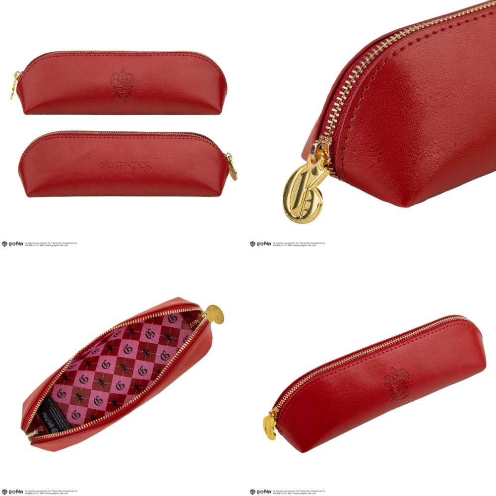 Harry Potter × Cinereplica 學院徽章壓花皮革筆袋 哈利波特周邊 霍格華茲-細節圖2