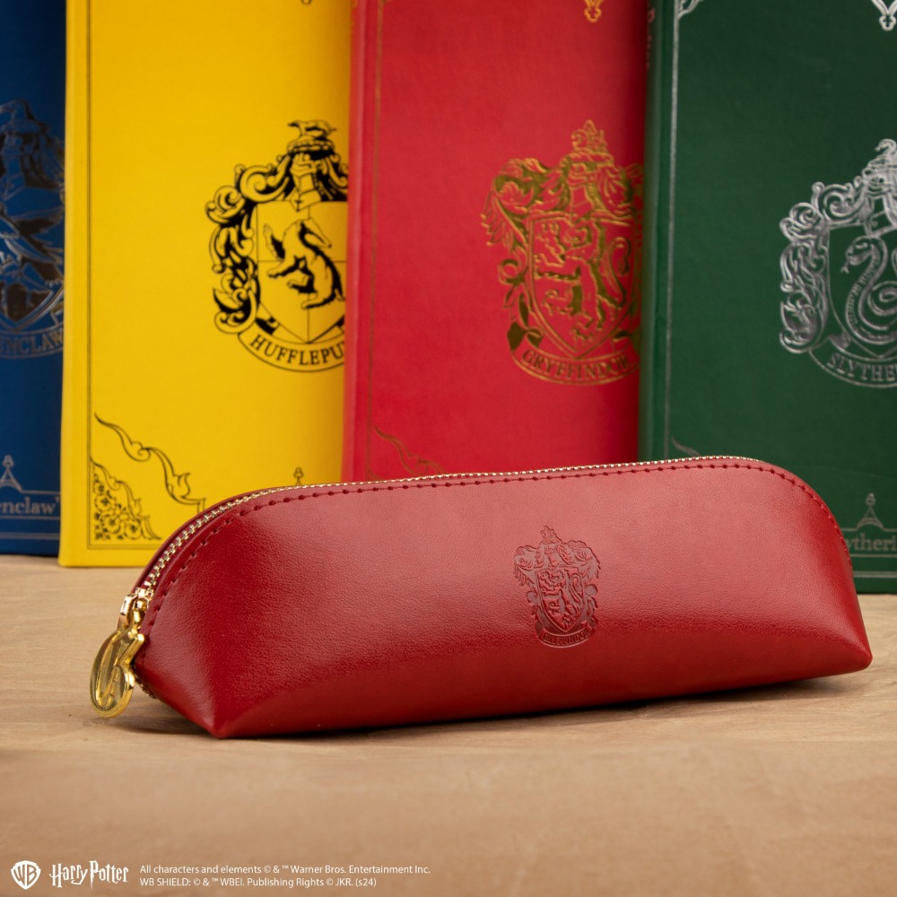 Harry Potter × Cinereplica 學院徽章壓花皮革筆袋 哈利波特周邊 霍格華茲-規格圖7