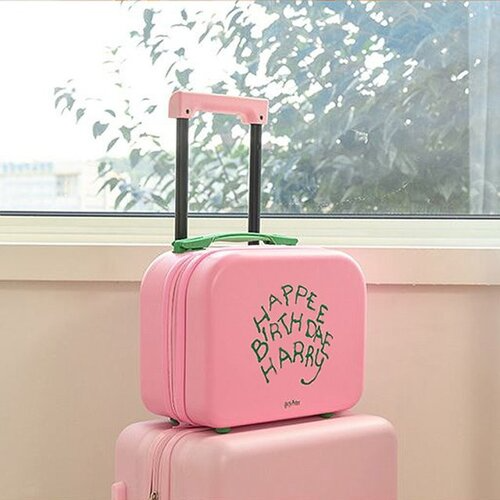 Harry Potter × Klimday 哈利的生日蛋糕迷你手提行李箱 野餐籃 盥洗包 收納包 哈利波特聯名周邊-細節圖2