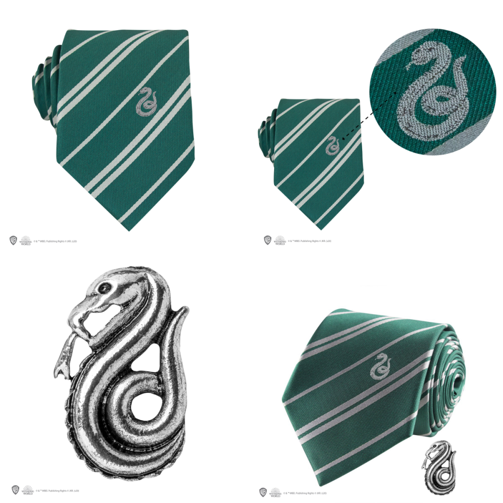 Harry Potter × Cinereplica 學院徽章領帶&領針豪華禮盒組 9¾月台商店 哈利波特 霍格華茲-細節圖5