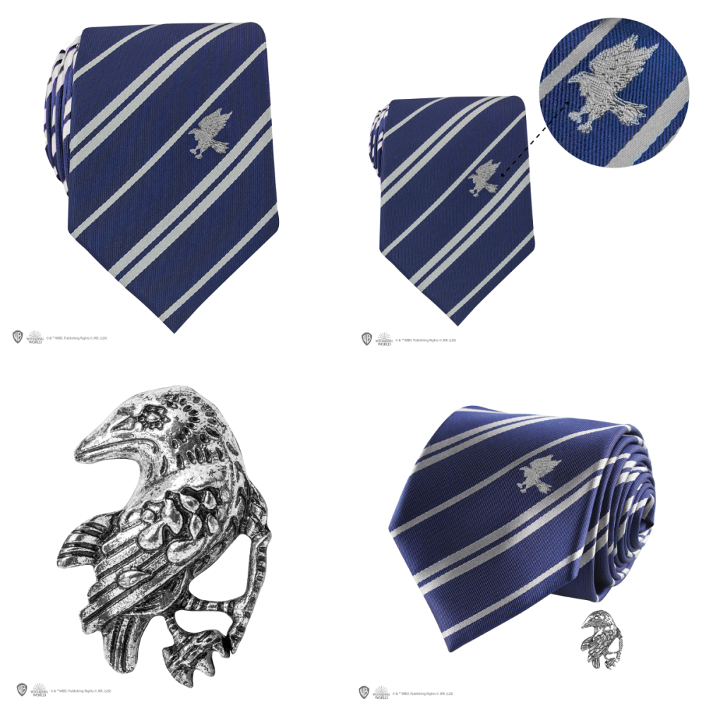 Harry Potter × Cinereplica 學院徽章領帶&領針豪華禮盒組 9¾月台商店 哈利波特 霍格華茲-細節圖6