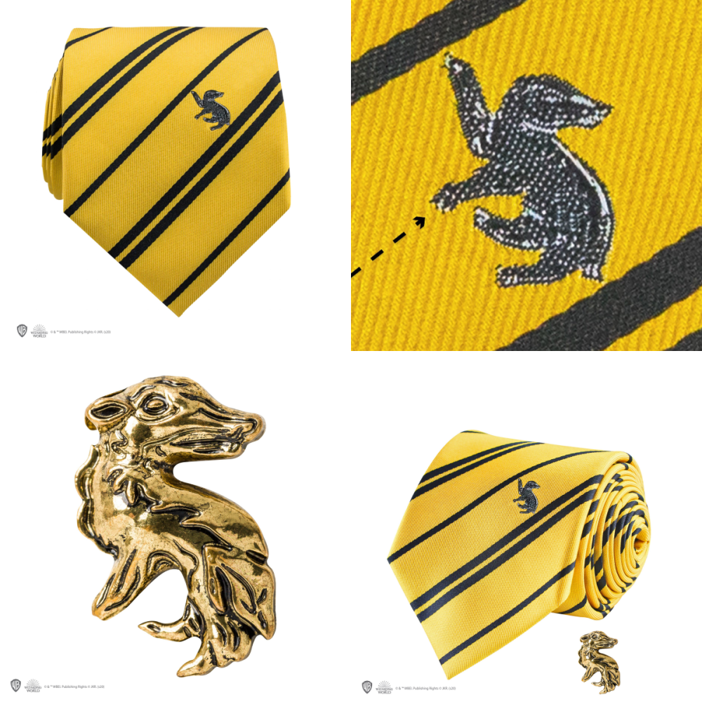 Harry Potter × Cinereplica 學院徽章領帶&領針豪華禮盒組 哈利波特 霍格華茲-細節圖7