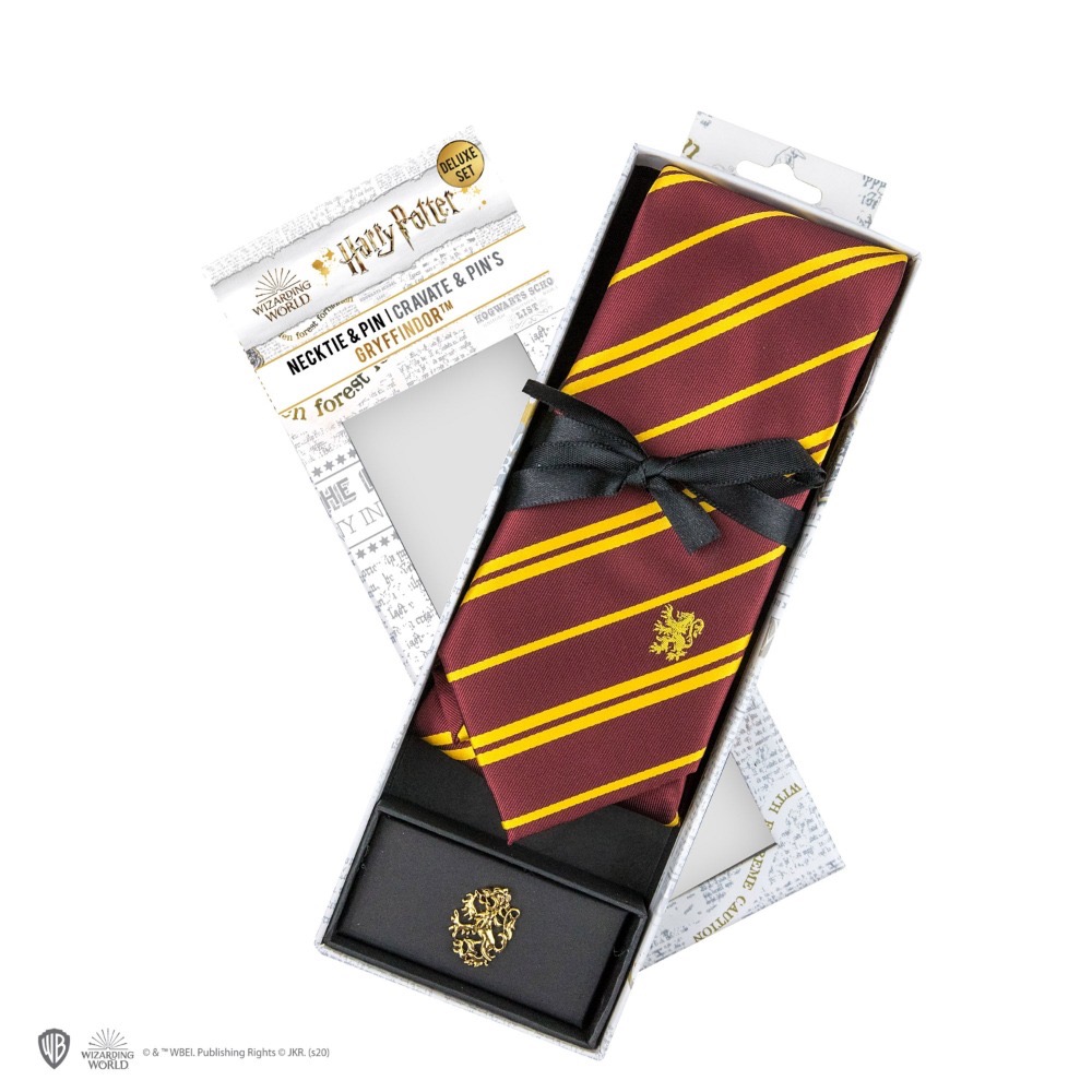 Harry Potter × Cinereplica 學院徽章領帶&領針豪華禮盒組 哈利波特 霍格華茲-規格圖7