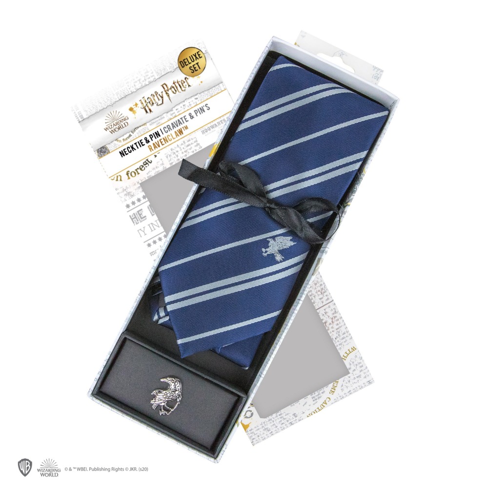 Harry Potter × Cinereplica 學院徽章領帶&領針豪華禮盒組 9¾月台商店 哈利波特 霍格華茲-規格圖7