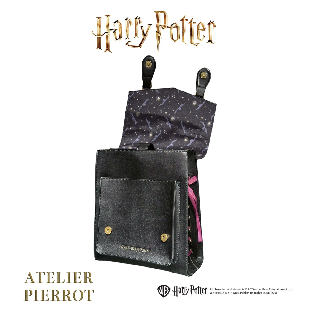 Harry Potter × ATELIER PIERROT 霍格華茲校徽緞帶劍橋後背包｜側背/斜背/劍橋包 哈利波特-細節圖10