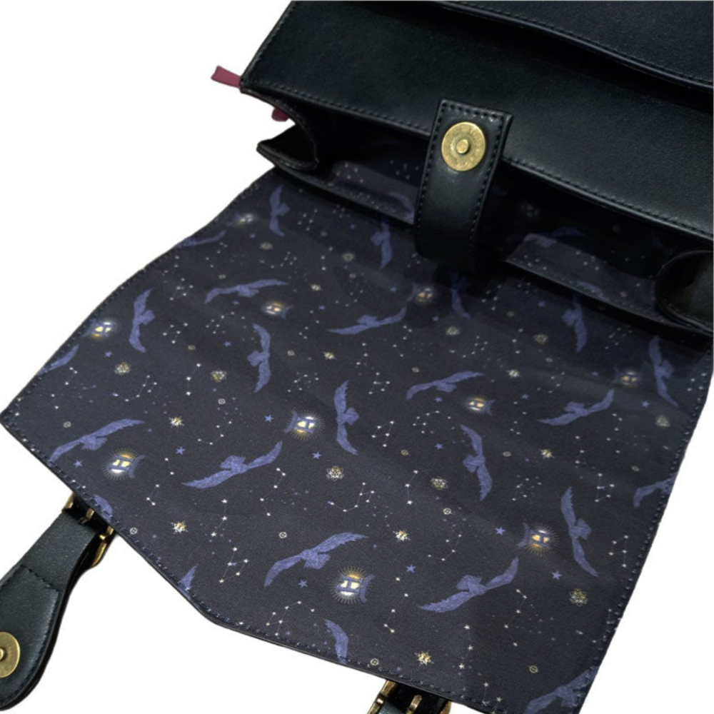 Harry Potter × ATELIER PIERROT 霍格華茲校徽緞帶劍橋後背包｜側背/斜背/劍橋包 哈利波特-細節圖11