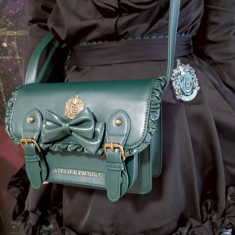 Harry Potter × ATELIER PIERROT 學院徽章荷葉飾邊劍橋包｜肩背/側背/斜背包 哈利波特-細節圖6