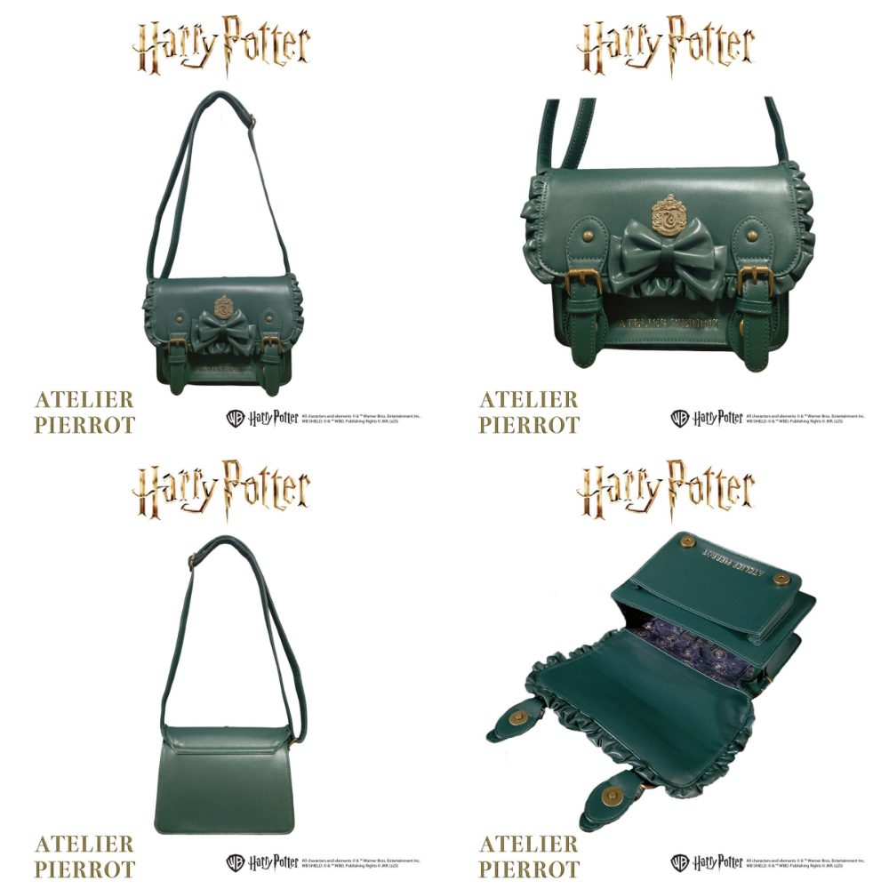 Harry Potter × ATELIER PIERROT 學院徽章荷葉飾邊劍橋包｜肩背/側背/斜背包 哈利波特-規格圖8