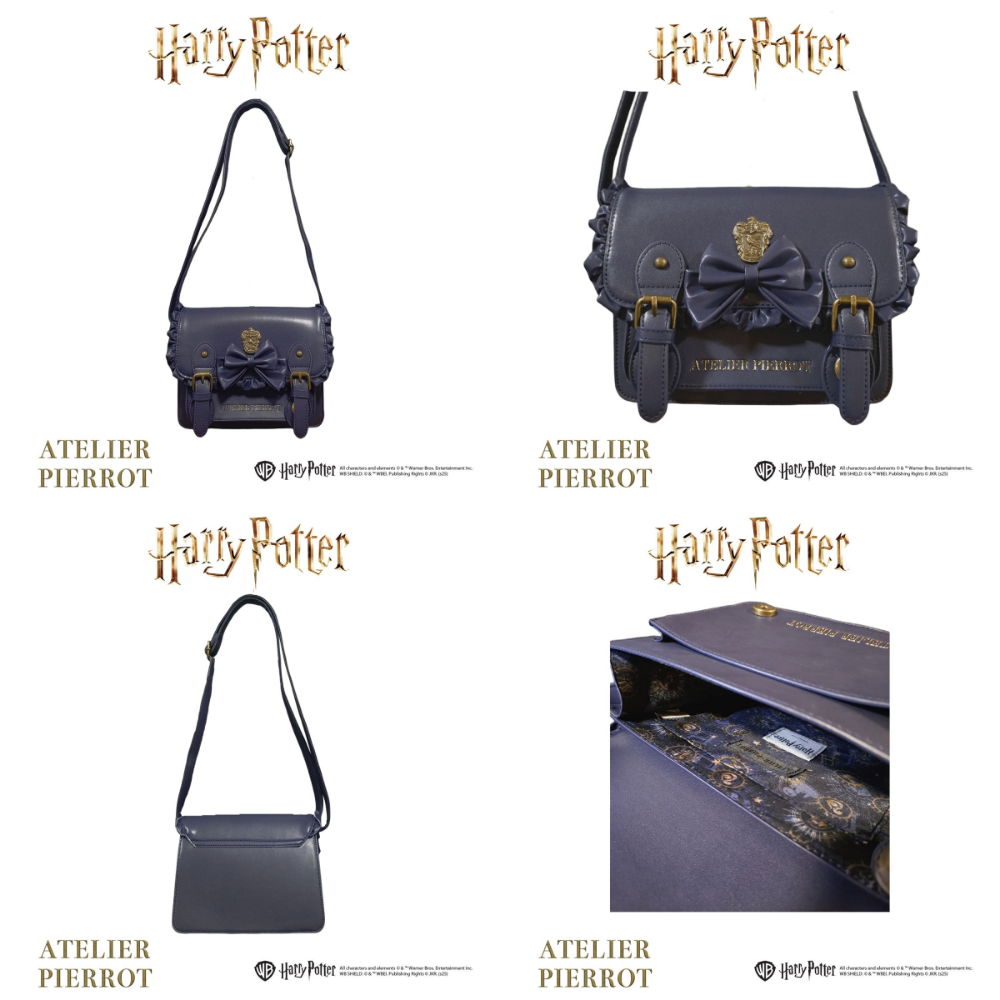 Harry Potter × ATELIER PIERROT 學院徽章荷葉飾邊劍橋包｜肩背/側背/斜背包 哈利波特-規格圖8