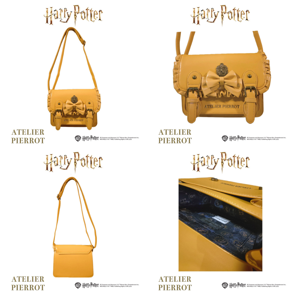 Harry Potter × ATELIER PIERROT 學院徽章荷葉飾邊劍橋包｜肩背/側背/斜背包 哈利波特-規格圖8