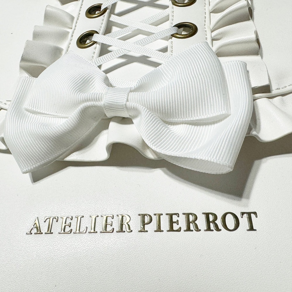 🇯🇵日本 ATELIER PIERROT 古典魅惑緞帶荷葉飾邊側肩背包｜肩背/側背/斜背包 宮廷風 古典蘿莉塔-細節圖8
