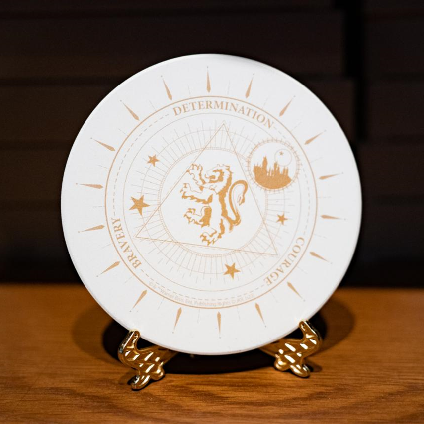 🇯🇵日本 Harry Potter Cafe 哈利波特白雲石/硅藻土吸水杯墊 哈利波特咖啡廳-規格圖3