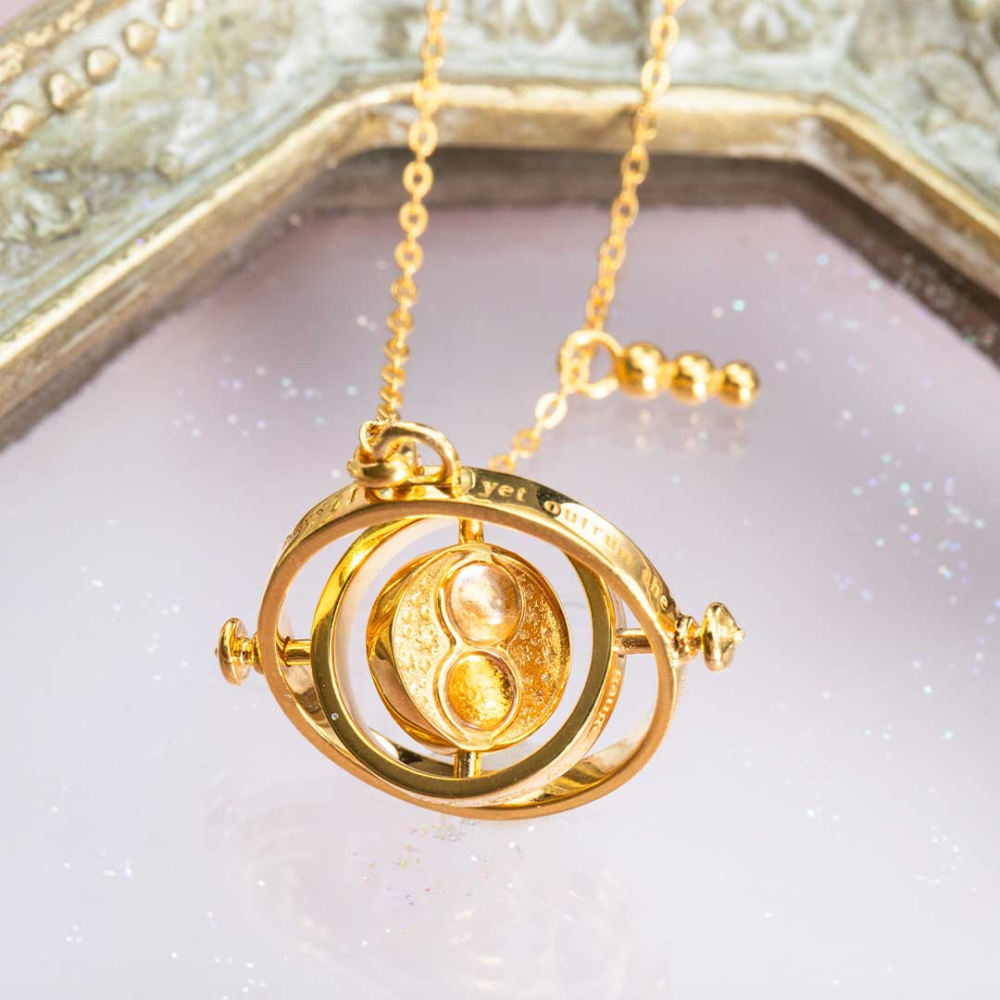 🇯🇵日本 Mahou Dokoro 925純銀鍍金時光器項鍊 哈利波特 日本製純銀項鍊 Harry Potter-細節圖2