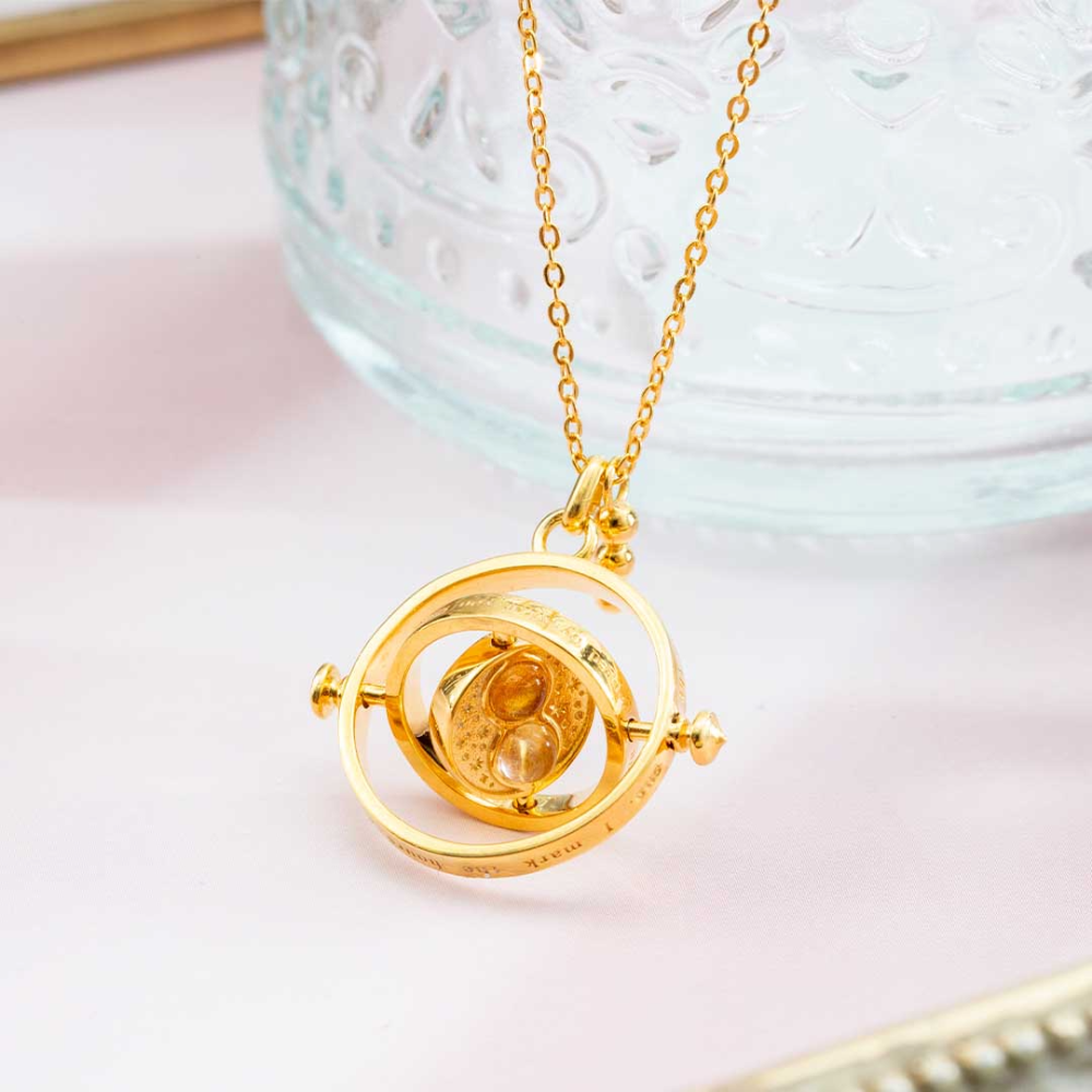 🇯🇵日本 Mahou Dokoro 925純銀鍍金時光器項鍊 哈利波特 日本製純銀項鍊 Harry Potter-細節圖3