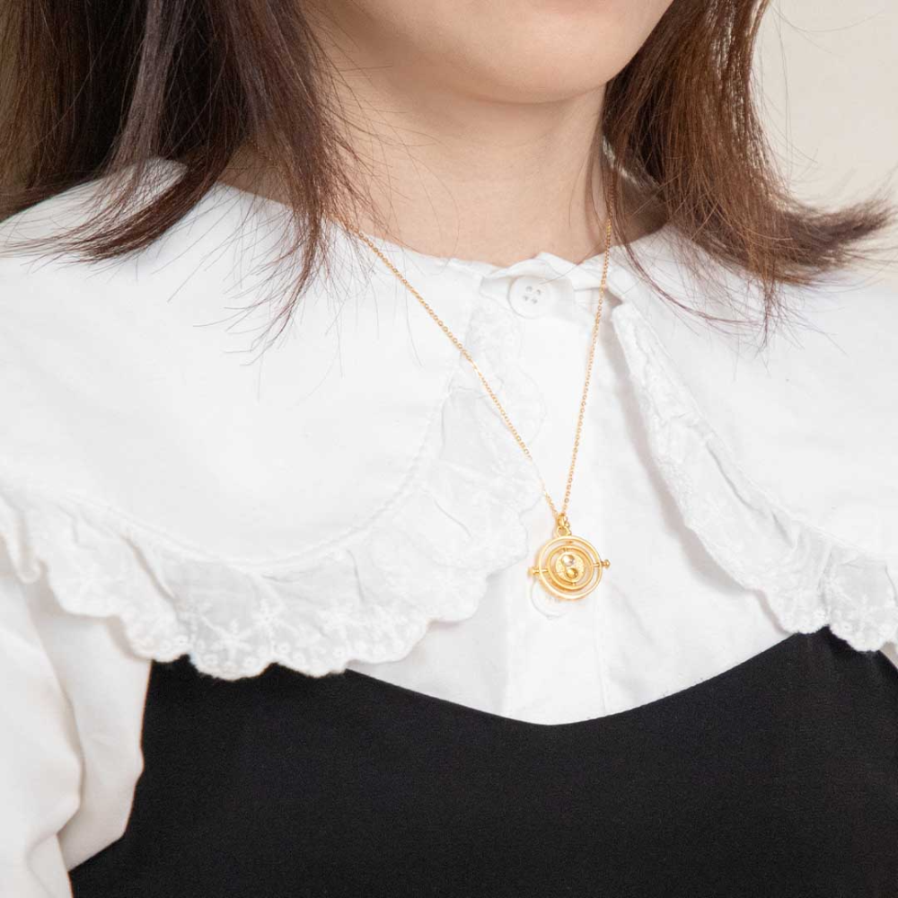 🇯🇵日本 Mahou Dokoro 925純銀鍍金時光器項鍊 哈利波特 日本製純銀項鍊 Harry Potter-細節圖7