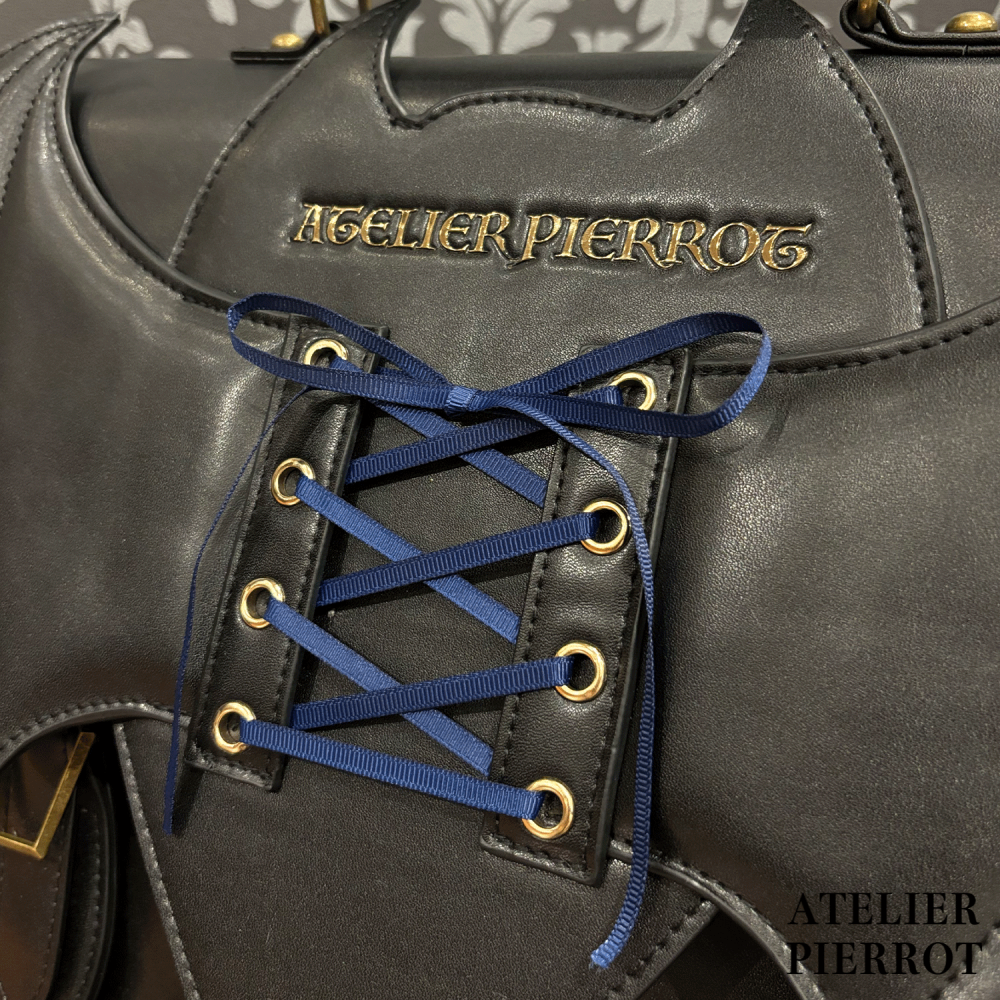 🇯🇵日本 ATELIER PIERROT 夜之墓蝙蝠翼造型側肩背包｜肩背/側背/斜背包 宮廷風 哥德蘿莉塔 蝙蝠包-細節圖9