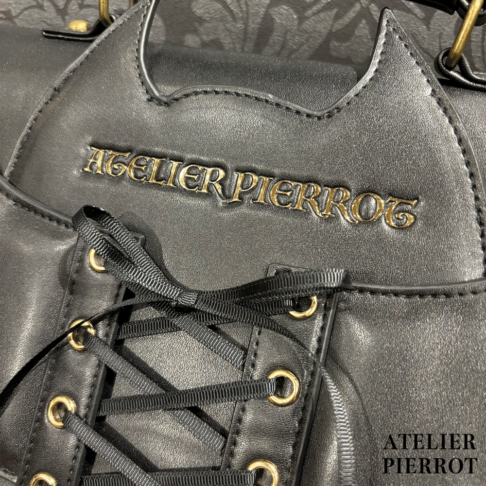 🇯🇵日本 ATELIER PIERROT 夜之墓蝙蝠翼造型側肩背包｜肩背/側背/斜背包 宮廷風 哥德蘿莉塔 蝙蝠包-細節圖10