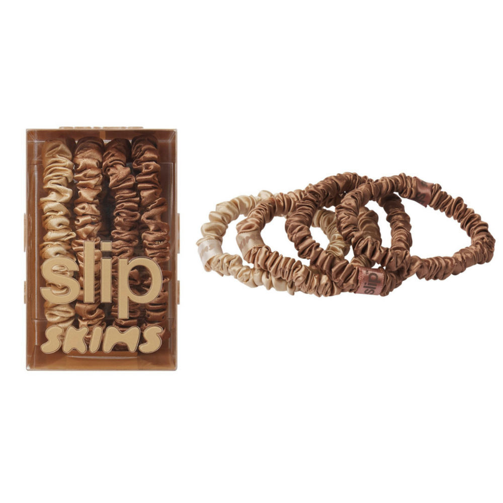 真絲髮圈 細款 4入 Fair