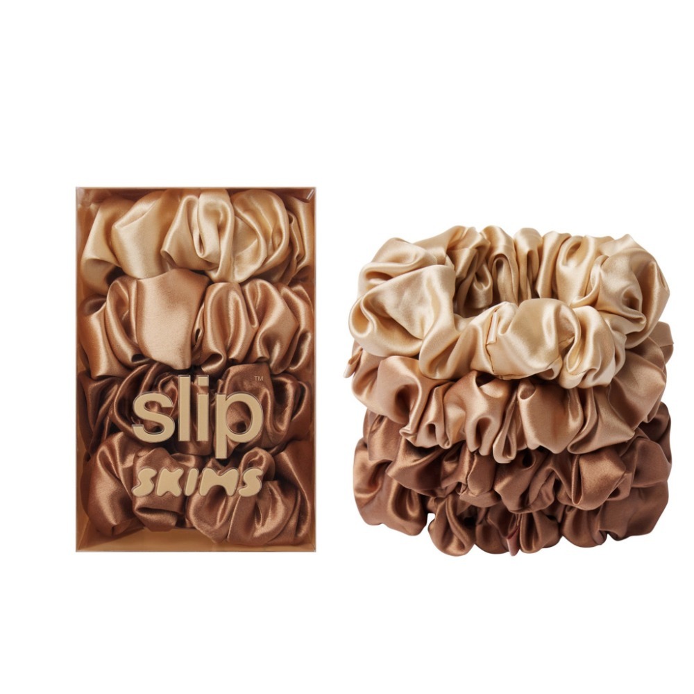 🇦🇺澳洲 slip X SKIMS 聯名 真絲髮圈 3D輪廓真絲睡眠眼罩 絲綢貴婦大腸髮圈 午休安睡 旅遊 金卡戴珊-規格圖5