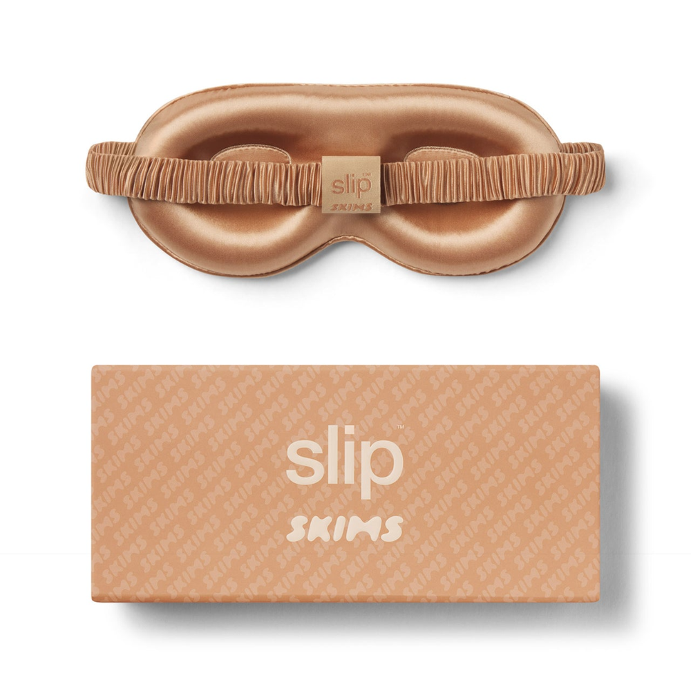 🇦🇺澳洲 slip X SKIMS 聯名 真絲髮圈 3D輪廓真絲睡眠眼罩 絲綢貴婦大腸髮圈 午休安睡 旅遊 金卡戴珊-規格圖5