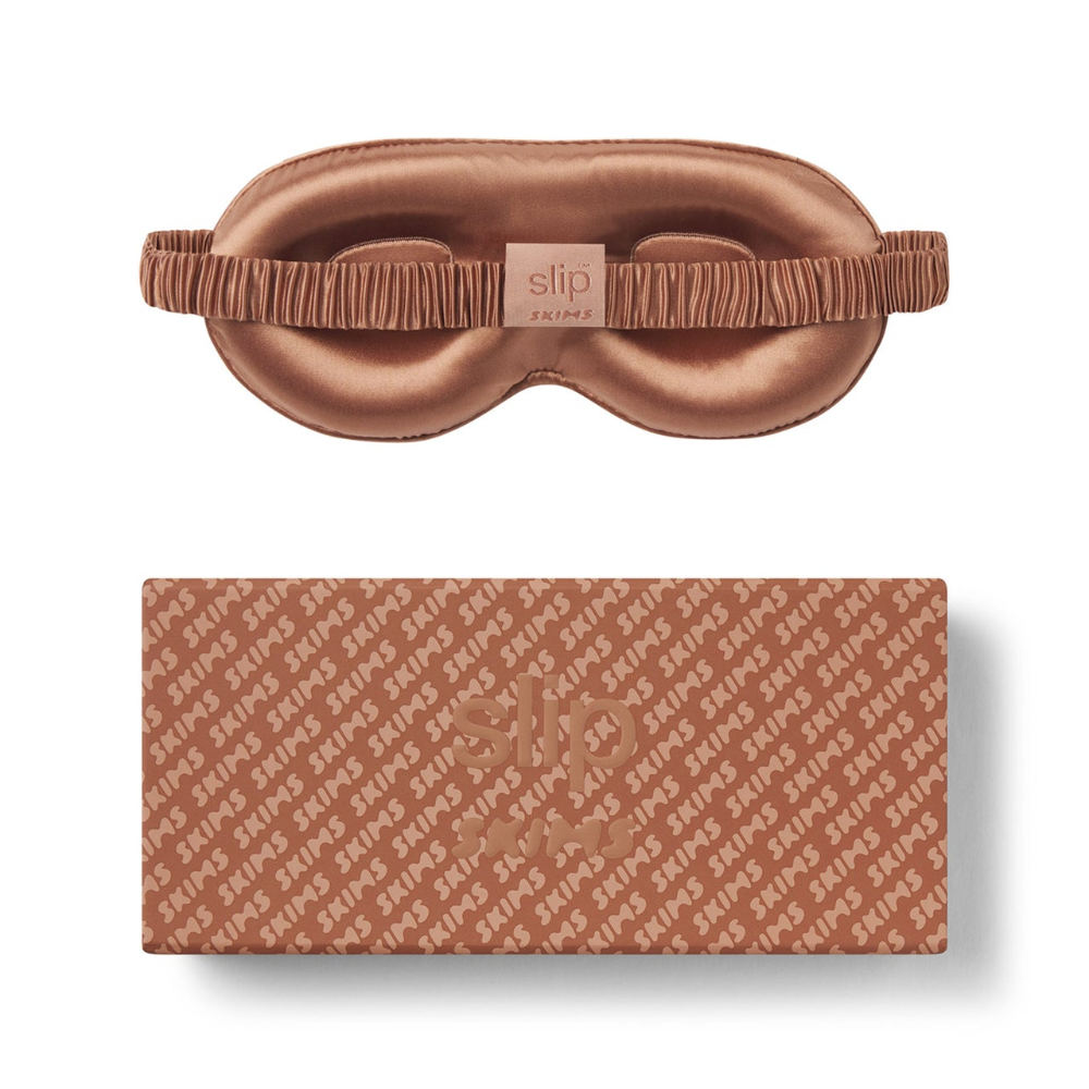 🇦🇺澳洲 slip X SKIMS 聯名 真絲髮圈 3D輪廓真絲睡眠眼罩 絲綢貴婦大腸髮圈 午休安睡 旅遊 金卡戴珊-規格圖5