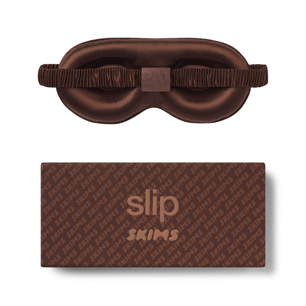 🇦🇺澳洲 slip X SKIMS 聯名 真絲髮圈 3D輪廓真絲睡眠眼罩 絲綢貴婦大腸髮圈 午休安睡 旅遊 金卡戴珊-規格圖5