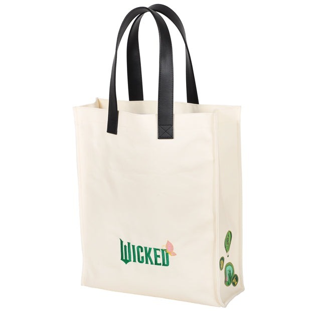 Wicked 🇯🇵日本 USJ大阪環球影城 魔法壞女巫棉質手提袋｜托特包/單肩包 艾法芭 格琳達-細節圖2