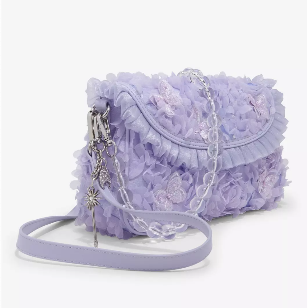 Wicked 🇺🇸美國 魔法壞女巫 格琳達蝴蝶紗肩背包｜側背/斜背包 Glinda 葛琳達-細節圖2