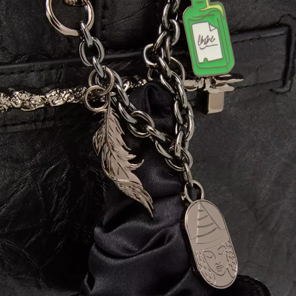 Wicked 🇺🇸美國 魔法壞女巫 艾法芭掃帚褶皺紋理肩背包｜手提/側背/斜背包 Elphaba-細節圖5