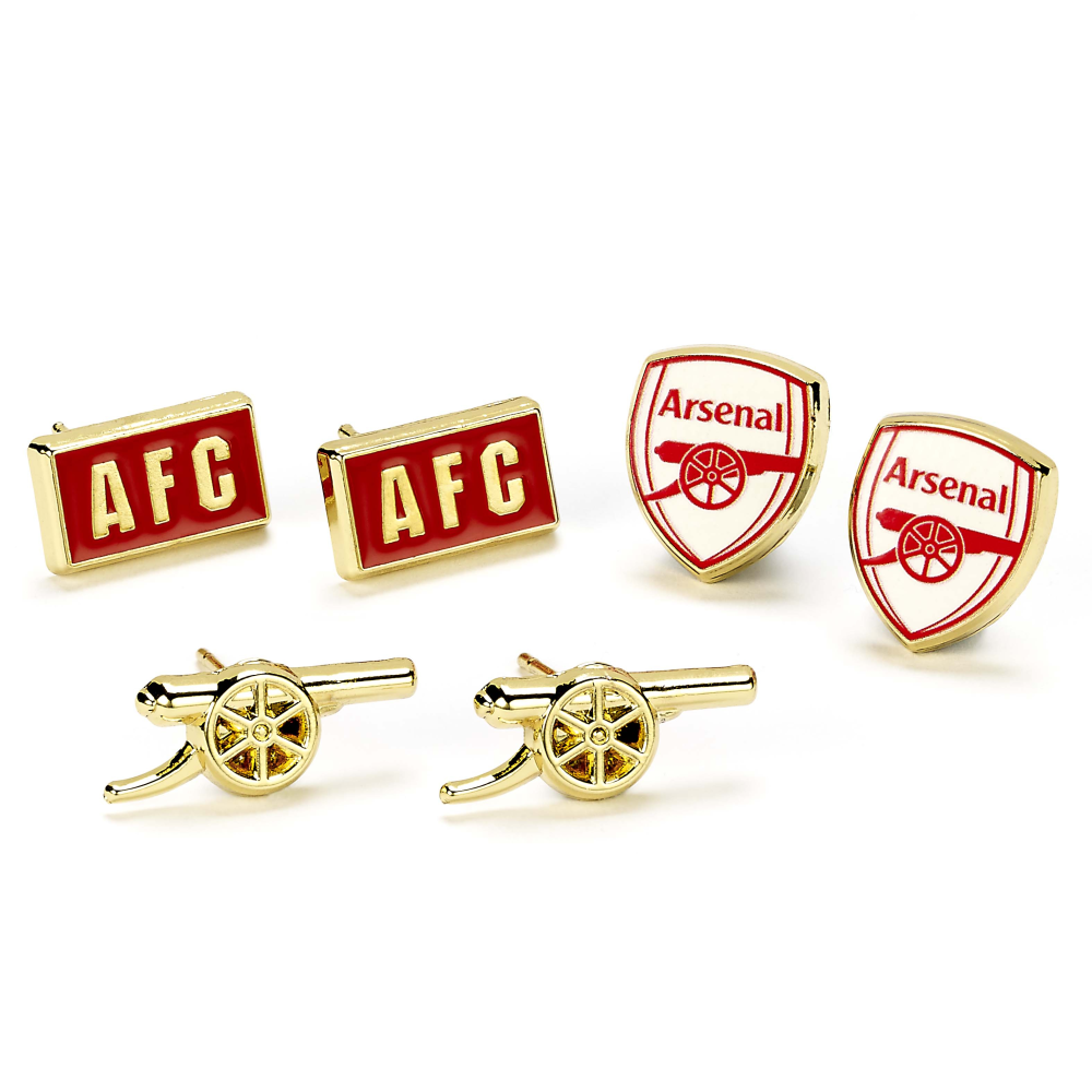 🇬🇧英國 兵工廠足球俱樂部 針式耳環套組｜Arsenal 兵工廠 槍手 阿森納 英超 足球-細節圖2