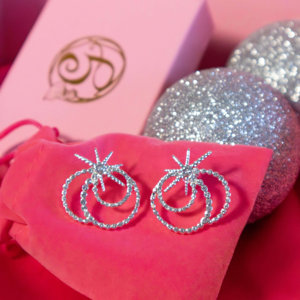 Wicked × Noble Collection 格琳達的泡泡耳環 魔法壞女巫 Glinda 葛琳達-細節圖2