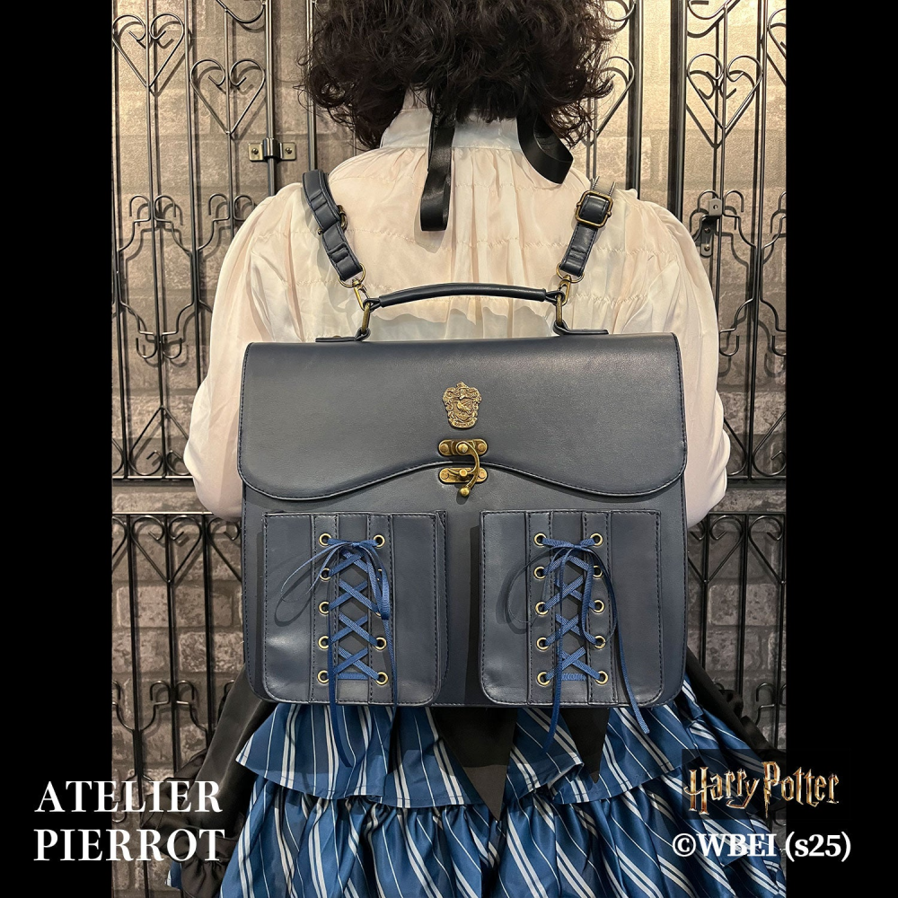 Harry Potter × ATELIER PIERROT 學院徽章雙前袋劍橋包｜手提/側背/後背包 書包 哈利波特-細節圖6