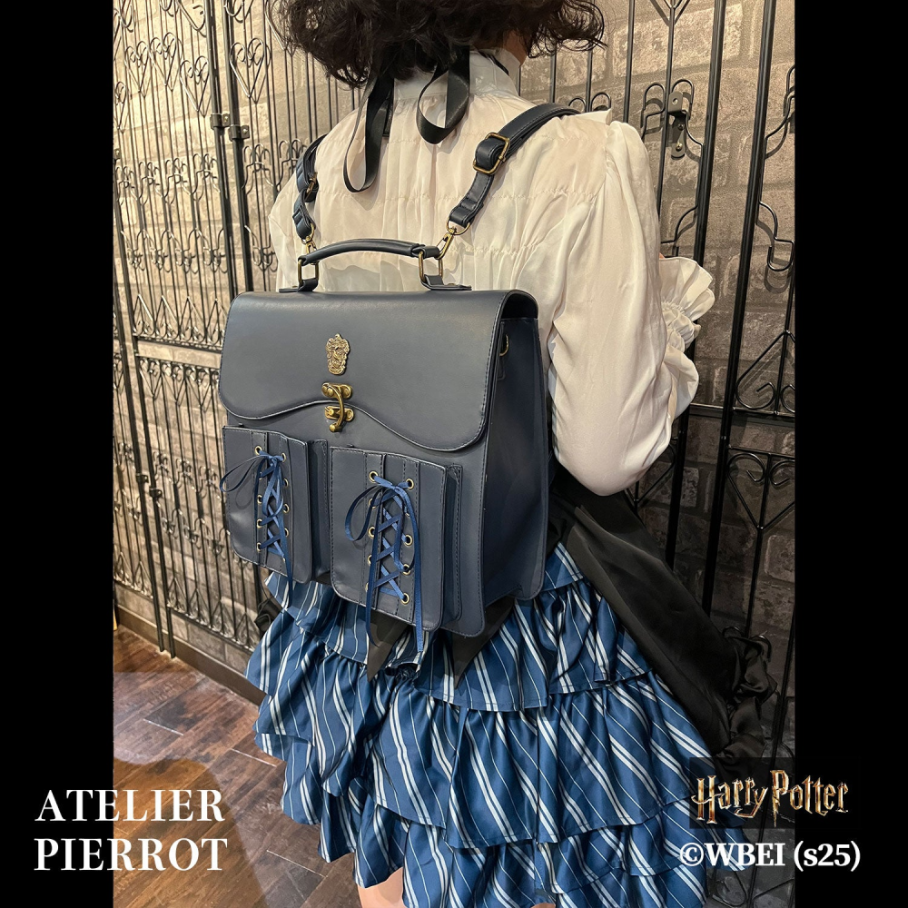 Harry Potter × ATELIER PIERROT 學院徽章雙前袋劍橋包｜手提/側背/後背包 書包 哈利波特-細節圖7