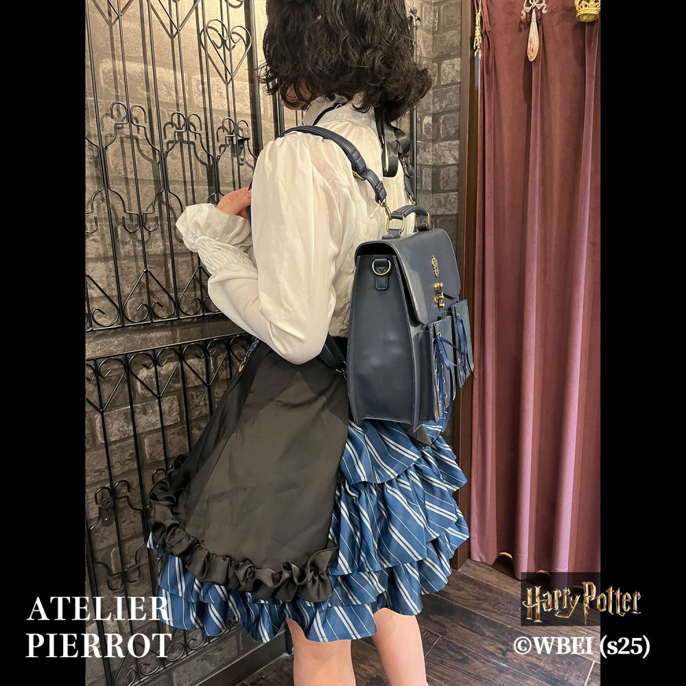 Harry Potter × ATELIER PIERROT 學院徽章雙前袋劍橋包｜手提/側背/後背包 書包 哈利波特-細節圖8
