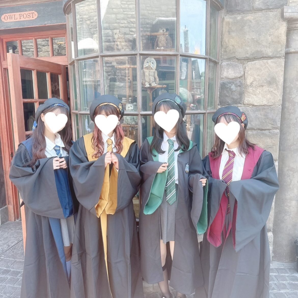 🇯🇵日本 USJ大阪環球影城 學院徽章蝴蝶結貝雷帽 哈利波特 Harry Potter 貝蕾帽-細節圖2