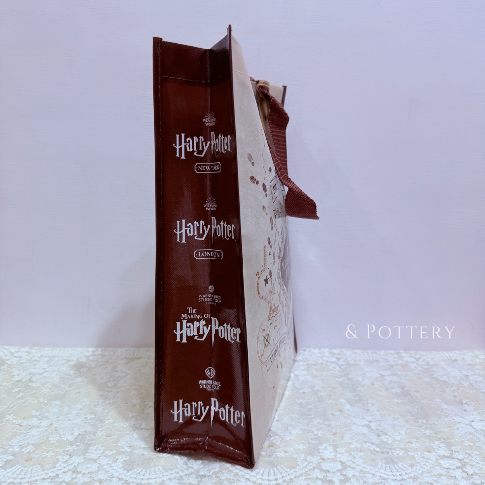🔥現貨⚡哈利波特影城 劫盜地圖環保購物袋 手提袋 收納袋 Harry Potter-細節圖2