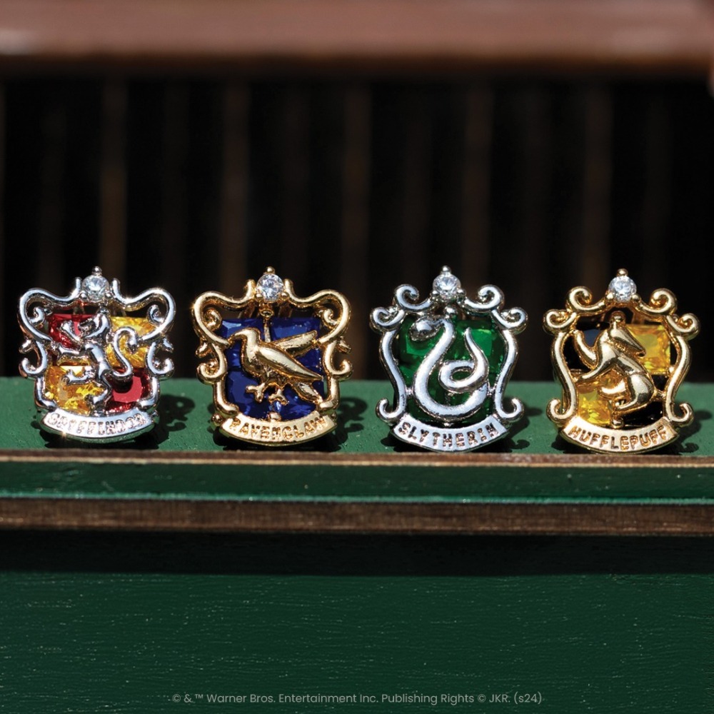 Harry Potter × Girls Crew 針式耳環四件組-赫夫帕夫學院象徵 哈利波特聯名耳釘 🇺🇸北美限定-細節圖9