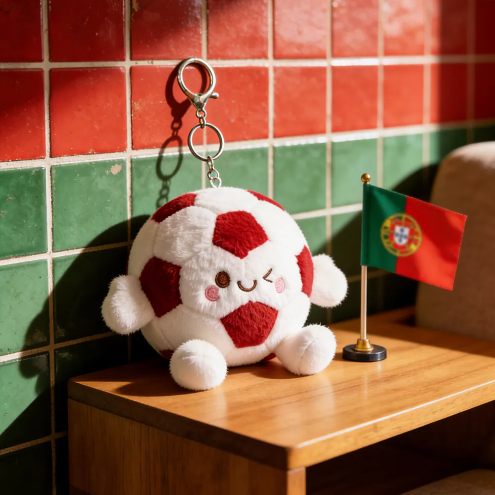 FanTown × FIFA世界盃 國家隊毛絨足球吊飾｜德國 法國 荷蘭 英格蘭 葡萄牙 義大利 阿根廷-細節圖6