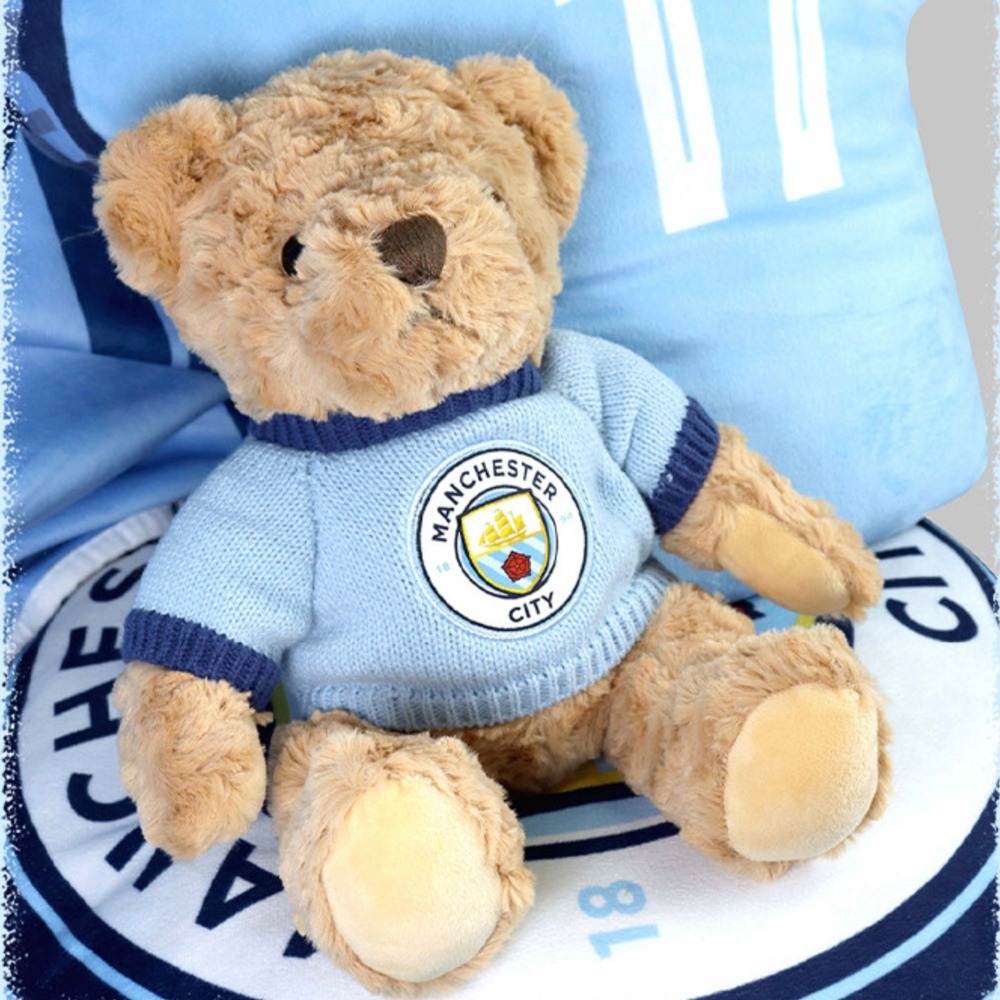 FanTown × 曼徹斯特城足球俱樂部 哈蘭德毛衣泰迪熊玩偶｜Manchester City Haaland 曼城-細節圖2