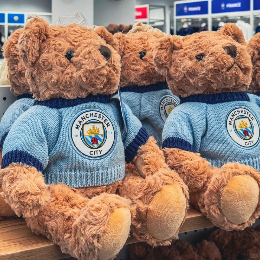FanTown × 曼徹斯特城足球俱樂部 哈蘭德毛衣泰迪熊玩偶｜Manchester City Haaland 曼城-細節圖4