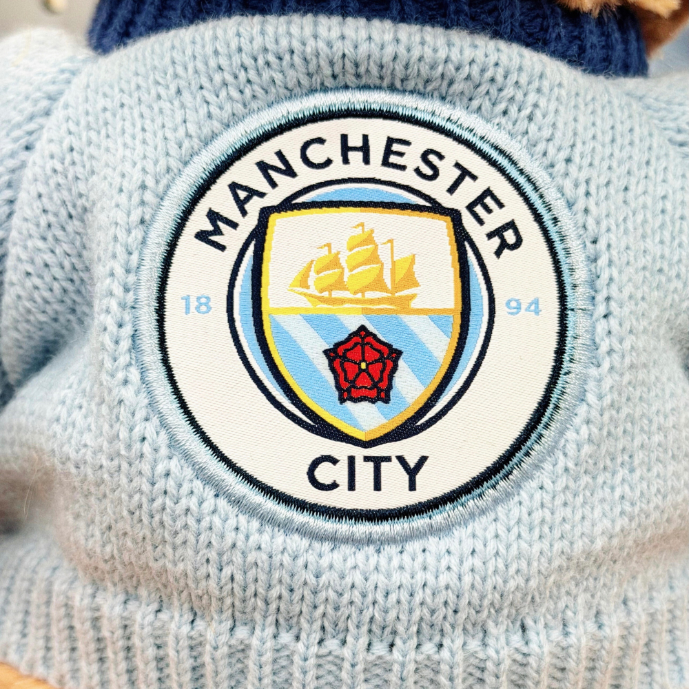 FanTown × 曼徹斯特城足球俱樂部 哈蘭德毛衣泰迪熊玩偶｜Manchester City Haaland 曼城-細節圖6