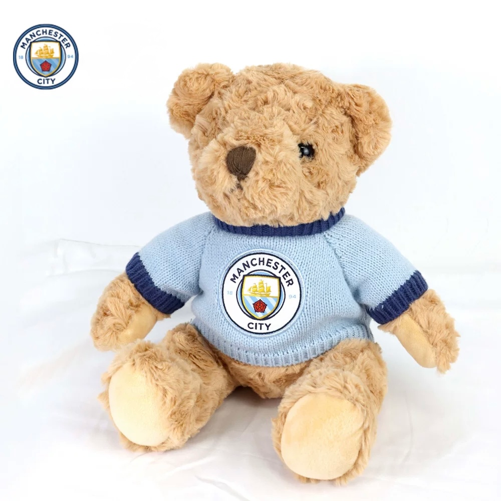 FanTown × 曼徹斯特城足球俱樂部 哈蘭德毛衣泰迪熊玩偶｜Manchester City Haaland 曼城-細節圖7