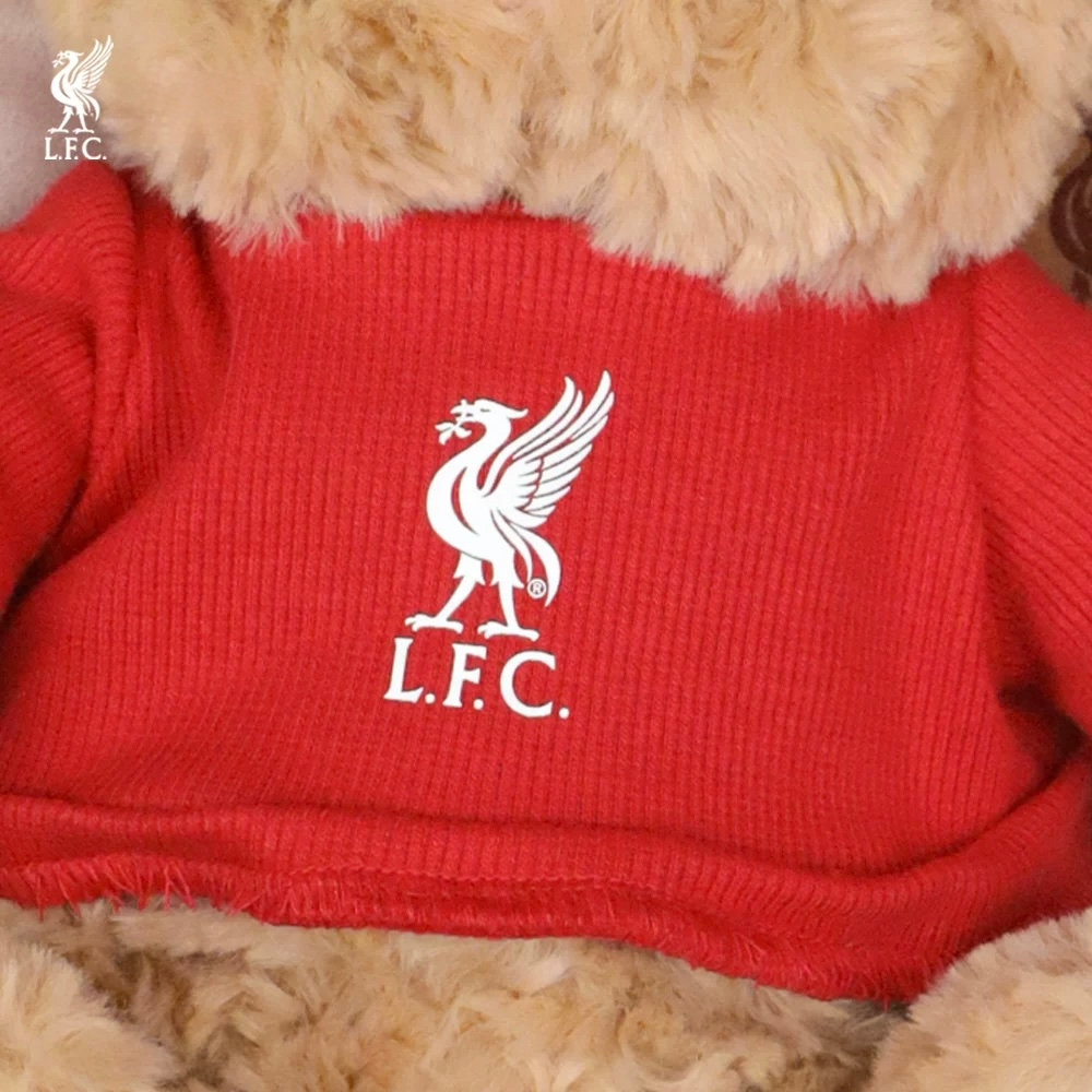 FanTown × 利物浦足球俱樂部 隊徽垂耳兔玩偶｜Liverpool 利物浦 紅軍 英超 足球 長耳兔娃娃-細節圖3