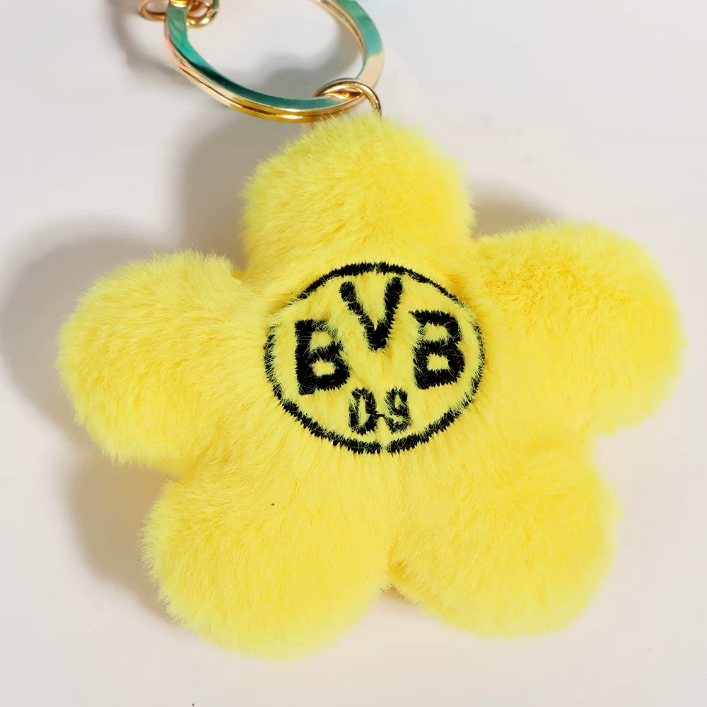 FanTown × 多特蒙德足球俱樂部 BVB小蜜蜂吊飾玩偶｜Borussia Dortmund 足球 絨毛娃娃-細節圖4