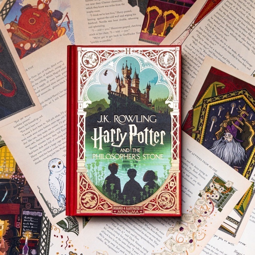 📔哈利波特 魔法機關書【英文版】精裝書 插畫 小說 MinaLima,Karl James Harry Potter-細節圖3