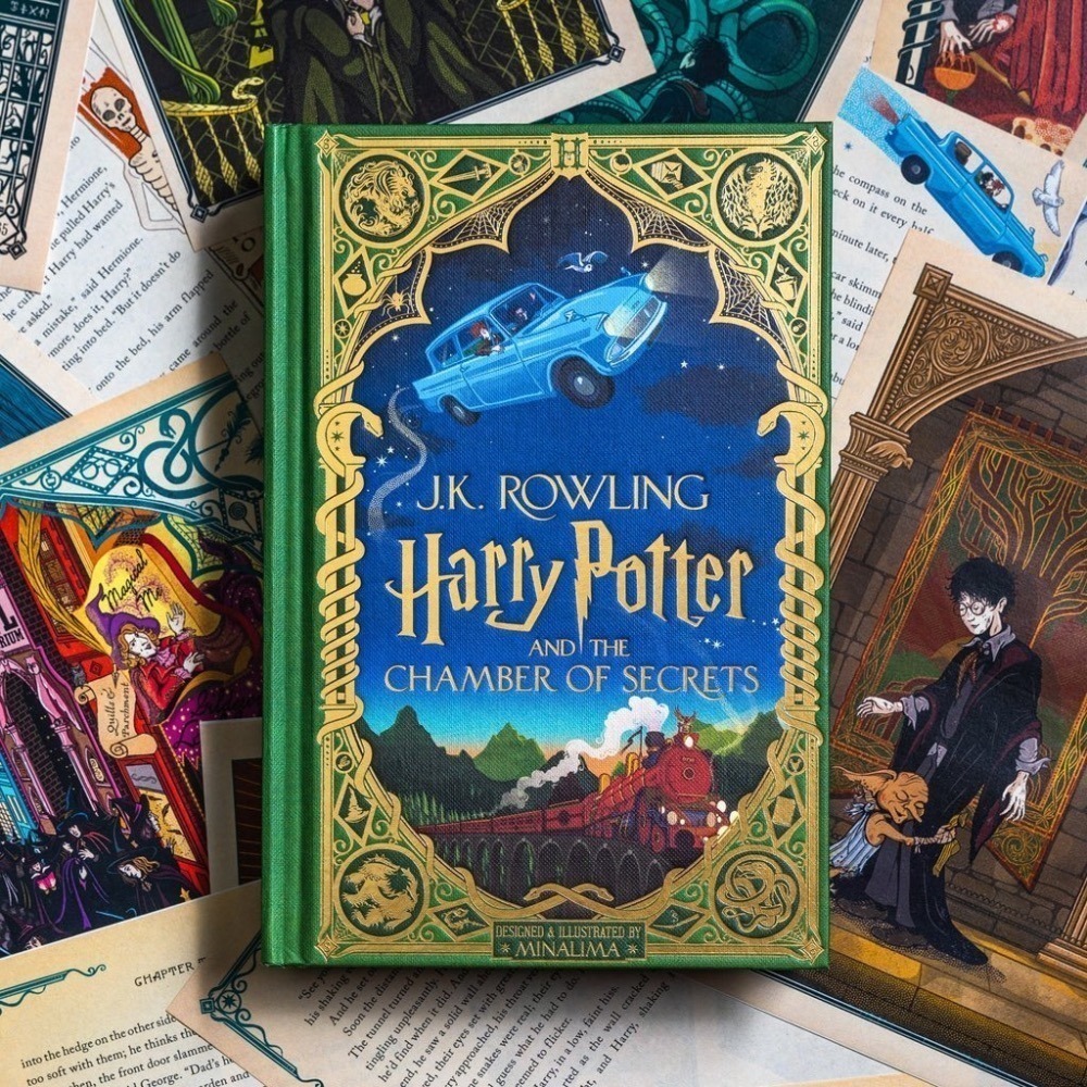 📔哈利波特 魔法機關書【英文版】精裝書 插畫 小說 MinaLima,Karl James Harry Potter-細節圖4