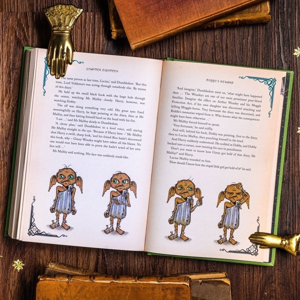 📔哈利波特 魔法機關書【英文版】精裝書 插畫 小說 MinaLima,Karl James Harry Potter-細節圖6