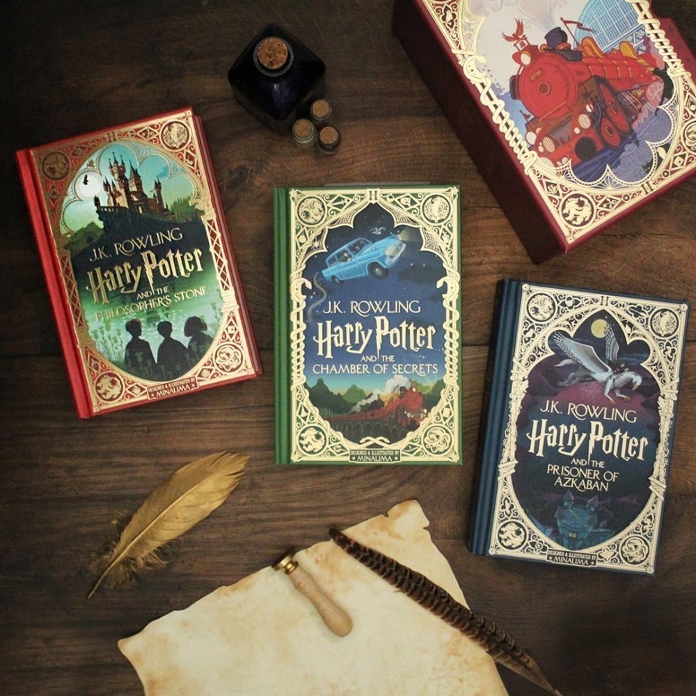 📔哈利波特 魔法機關書【英文版】精裝書 插畫 小說 MinaLima,Karl James Harry Potter-細節圖10