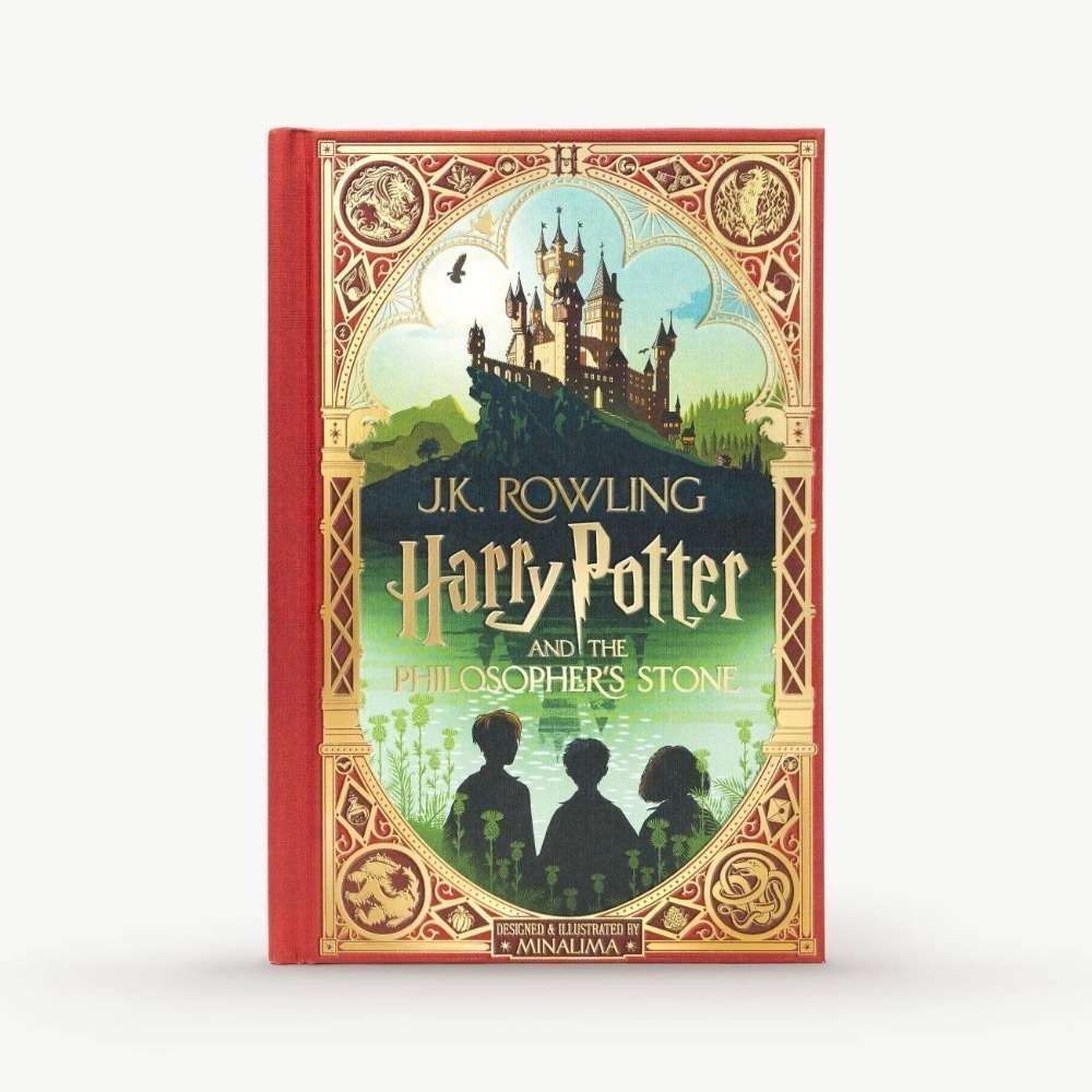 📔哈利波特 魔法機關書【英文版】精裝書 插畫 小說 MinaLima,Karl James Harry Potter-1. 神秘的魔法石【MinaLima】