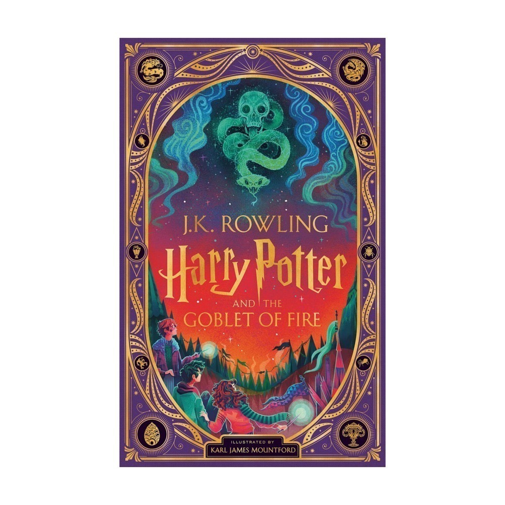📔哈利波特 魔法機關書【英文版】精裝書 插畫 小說 MinaLima,Karl James Harry Potter-4. 火盃的考驗 Karl James